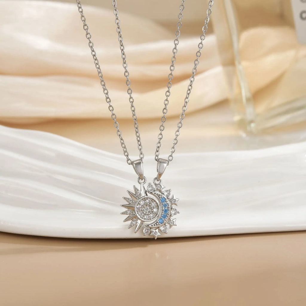 Sun & Moon Necklace & Ring Set