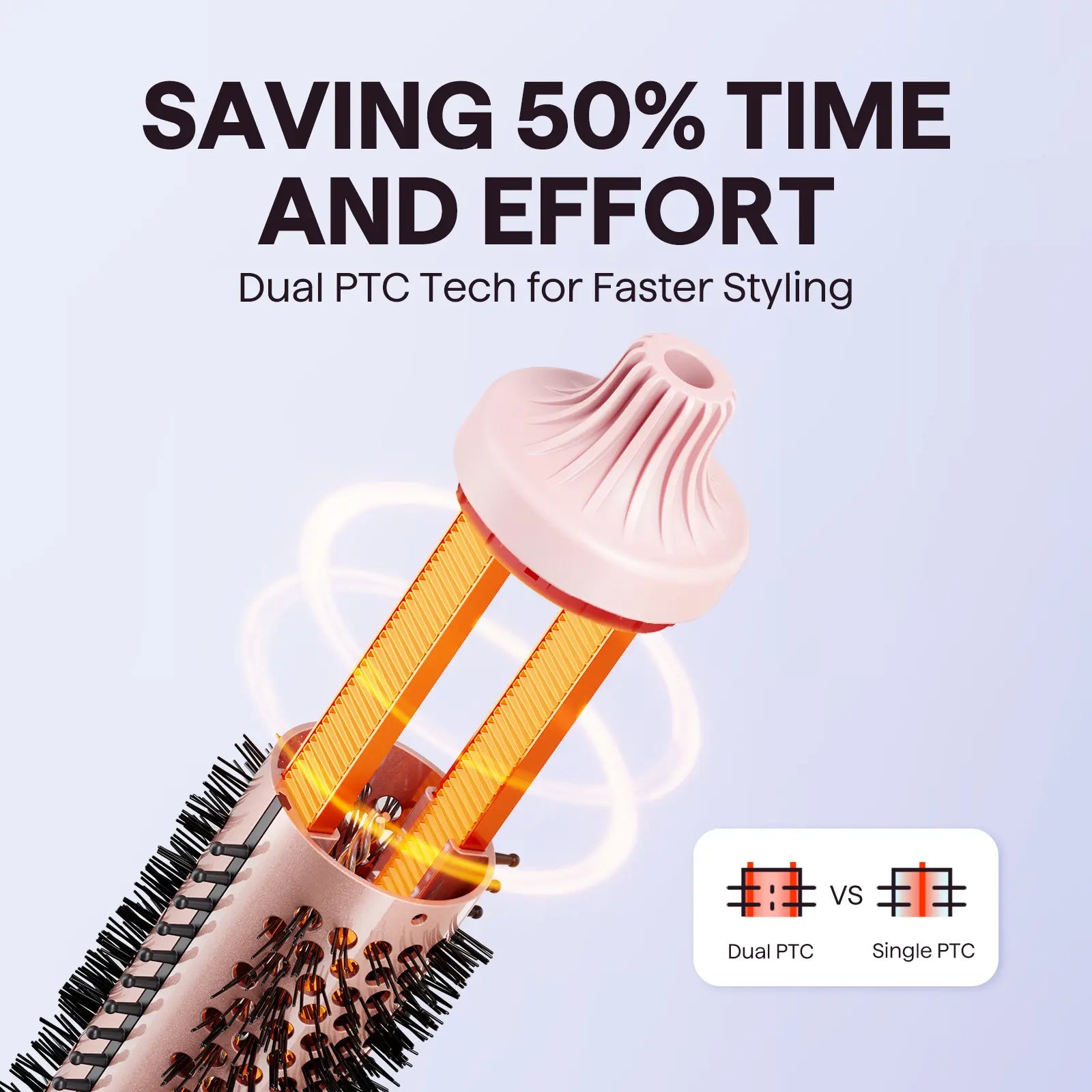 Wavytalk 1.5in Blowout Boost Ionic Thermal Brush 