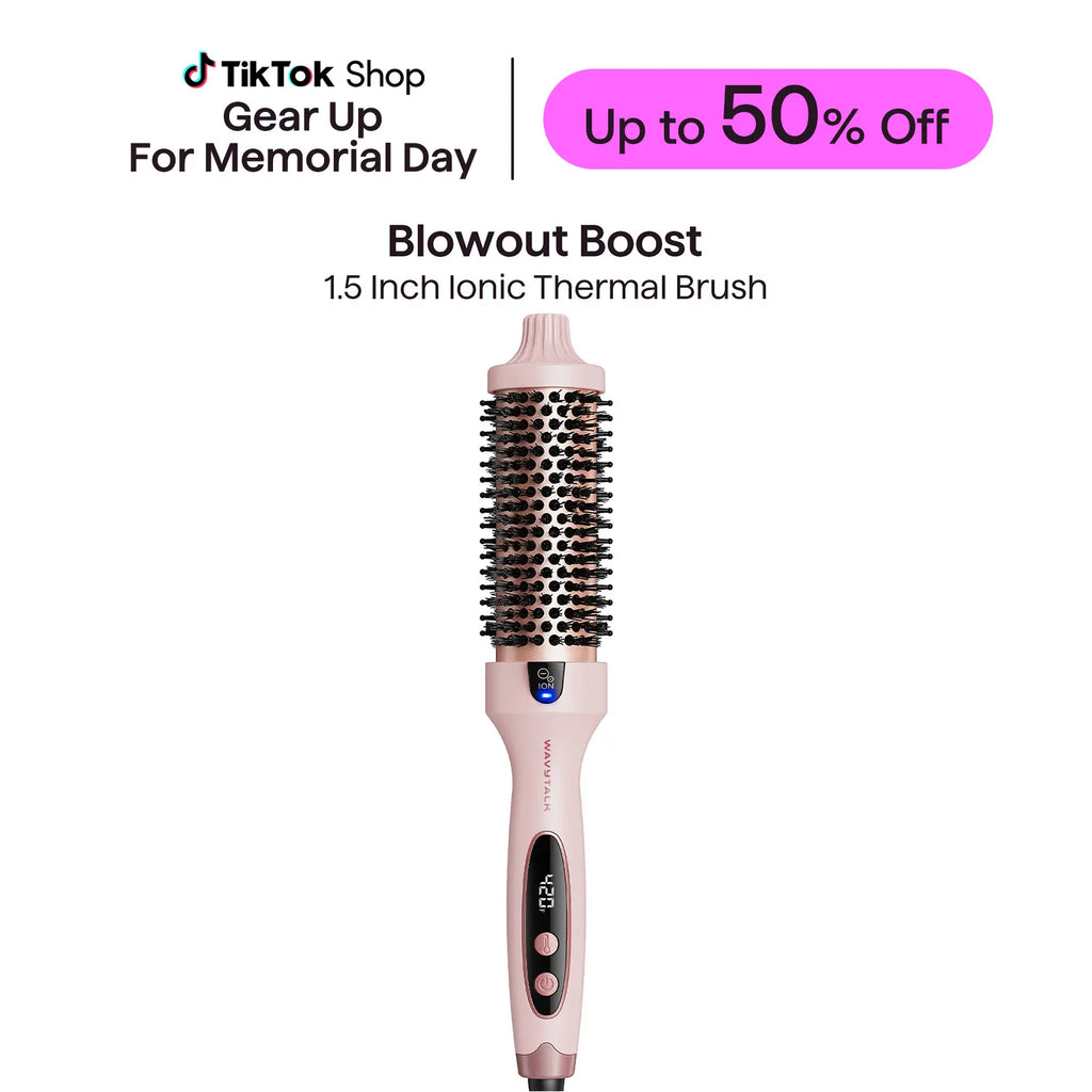 Wavytalk 1.5in Blowout Boost Ionic Thermal Brush 