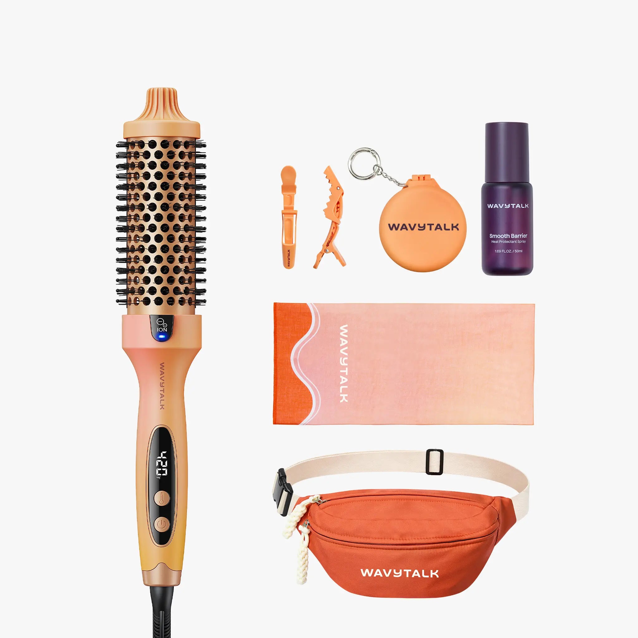 Wavytalk 1.5in Blowout Boost Ionic Thermal Brush 